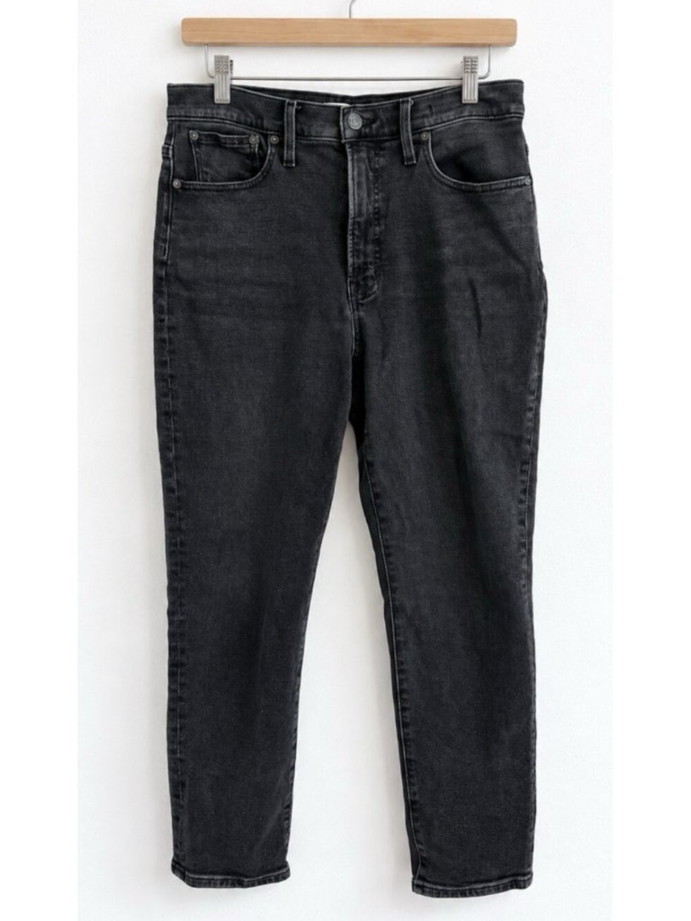 Madewell The Perfect Vintage Jeans High Rise Straight Black Women’s 30